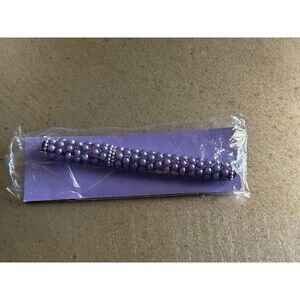 Chic Purple Beaded Pen